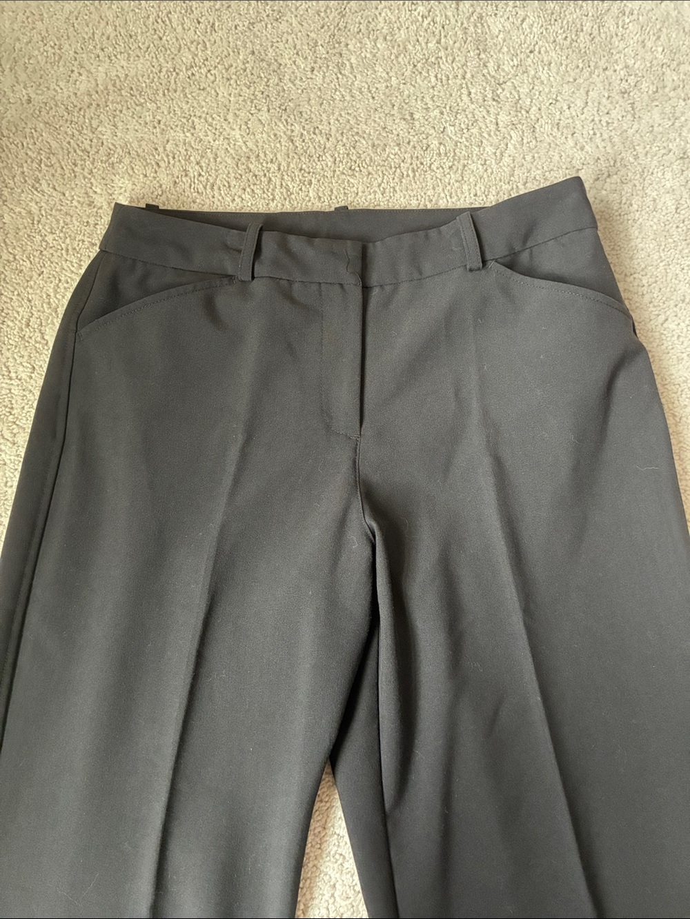 Worthington size 8 Classic Black Wide-Leg Dress Pants - Picture 2 of 5